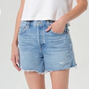 Agolde Women’s Parker Long Denim Short